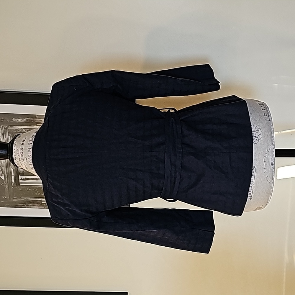 NWT Banana Republic sz 0 navy jacket - Picture 3 of 14